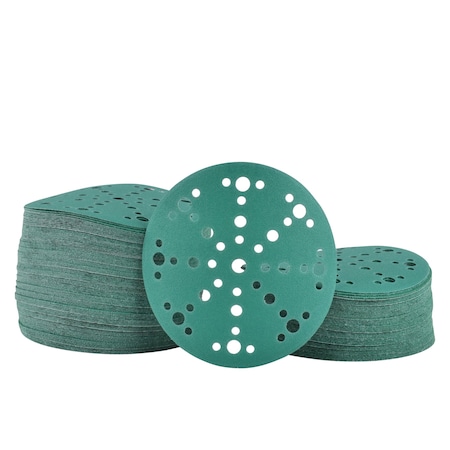 Legit Grit 6 inch Sand paper Disc, 49-Hole, 150 Grit, 150PK LG6-49150-150